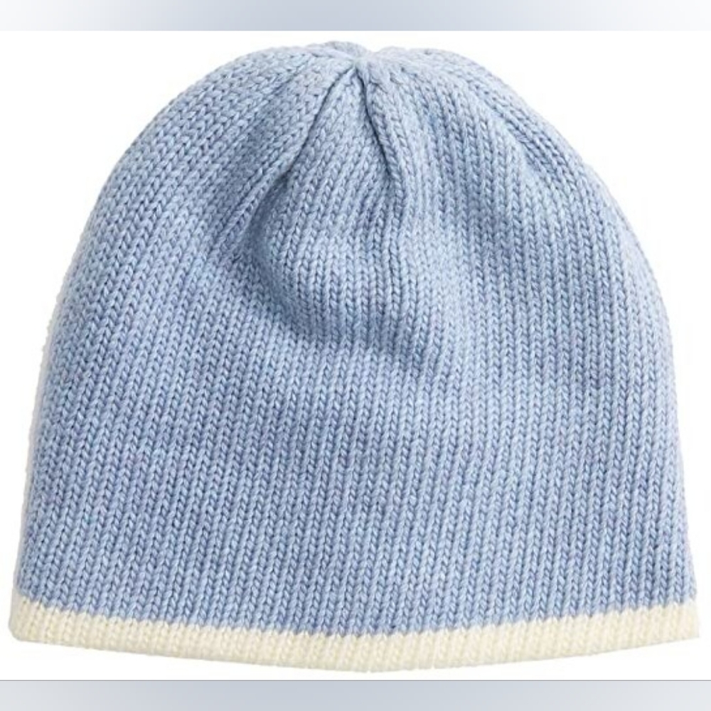 Hat Attack Reversible Tipped Beanie, Denim color, OS Adult, NWT